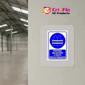 Indicator Purtarea obligatorie a vestei reflectorizante, Sticker autocolant - Img 3