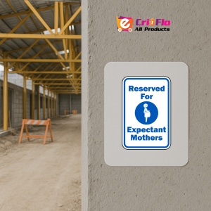 Indicator Reserved Expectant Mothers Sign, Sticker autocolant - Img 5
