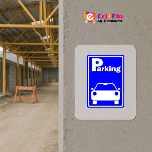Indicator Reserved Parking Sign, Sticker autocolant - Img 5