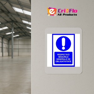Indicator Respectati masurile generale de obligativitate, Sticker autocolant - Img 3
