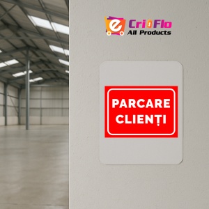 Indicator Rosu parcare clienti, Sticker autocolant - Img 3