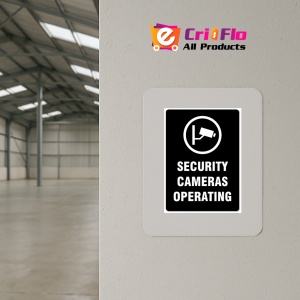 Indicator Security cameras operating signs, Sticker autocolant - Img 4