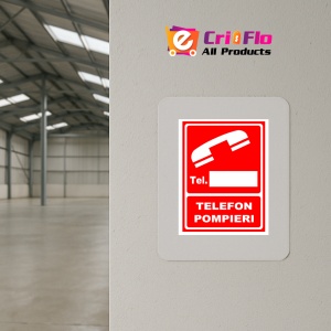 Indicator Semn cu numar personalizat, Sticker autocolant - Img 4