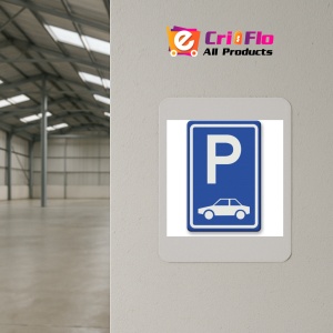 Indicator Semn de circulatie pentru parcare, Sticker autocolant - Img 4