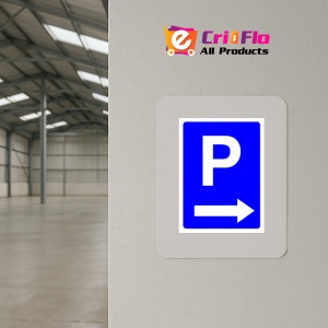 Indicator Semn de parcare cu sageata in dreapta, Sticker autocolant - Img 4