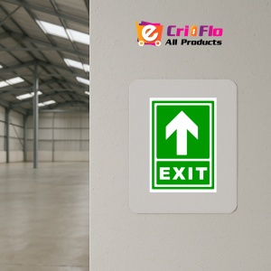 Indicator Semn exit spre directie in sus, Sticker autocolant - Img 4