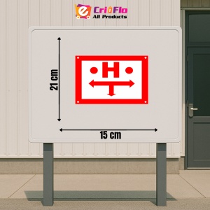 Indicator Semn H HIDRANT, Sticker autocolant - Img 2