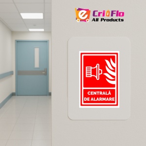 Indicator Semn pentru centrale de alarma, Sticker autocolant - Img 5
