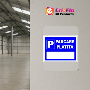 Indicator Semn pentru parcarea platita, Sticker autocolant - Img 4