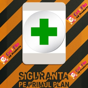 Indicator Semn pentru salvare, Sticker autocolant - Img 3
