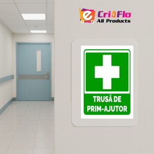 Indicator Semn pentru trusa de prim ajutor, Sticker autocolant - Img 5