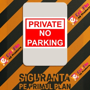 Indicator Semn private parking, Sticker autocolant - Img 3