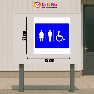 Indicator Semn universal pentru toalete, Sticker autocolant