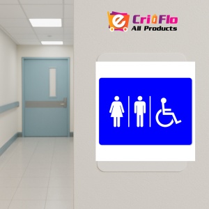 Indicator Semn universal pentru toalete, Sticker autocolant - Img 4