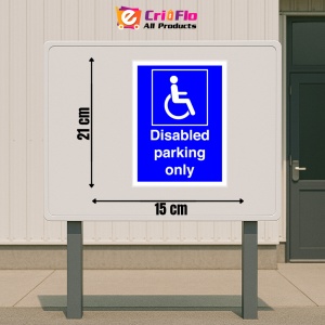 Indicator Sign disabled parking only, Sticker autocolant - Img 2