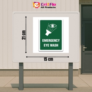 Indicator SIGN EMERGENCY EYE WASH, Sticker autocolant - Img 2