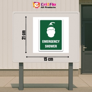 Indicator SIGN EMERGENCY SHOWER, Sticker autocolant - Img 2