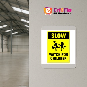 Indicator Sign slow watch for children, Sticker autocolant - Img 4