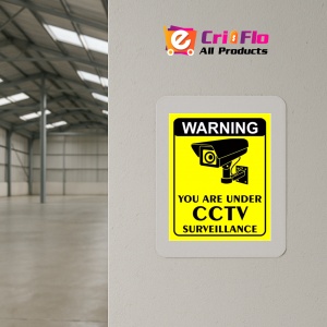 Indicator Sign warning you are under cctv surveillance, Sticker autocolant - Img 4