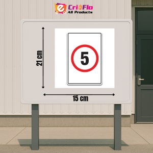 Indicator SPEED LIMIT 10 SIGNS, Sticker autocolant - Img 2