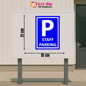 Indicator Staff parking sign, Sticker autocolant - Img 2