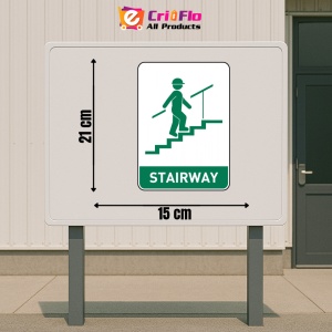 Indicator Stairway Sign, Sticker autocolant - Img 2