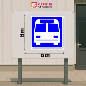 Indicator statie de autobuz, Sticker autocolant - Img 2