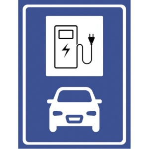 Indicator Statie incarcare electrica si peco, Sticker autocolant