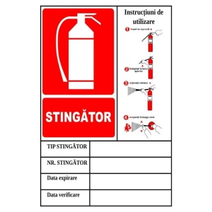 Indicator Stingator PSI autoadeziv sticker autocolantSticker autocolant