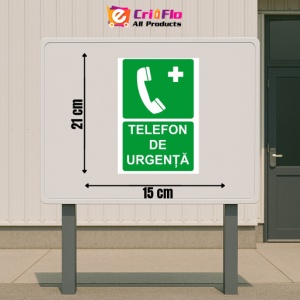 Indicator Telefon de urgenta, Sticker autocolant - Img 2