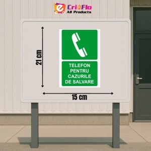 Indicator Telefon pentru cazurile de salvare v1, Sticker autocolant - Img 2