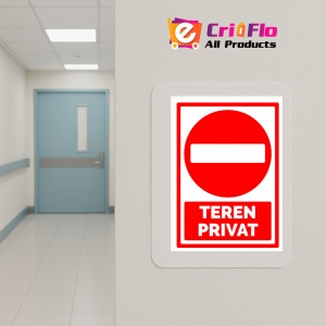 Indicator Teren privat, Sticker autocolant - Img 5