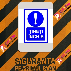 Indicator Tineti inchis, Sticker autocolant - Img 3