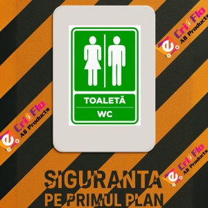 Indicator Toaleta wc, Sticker autocolant - Img 3
