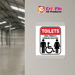 Indicator Toilets male female disabled facilities, Sticker autocolant - Img 4