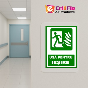 Indicator Usa pentru iesire la stanga, Sticker autocolant - Img 5