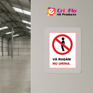 Indicator Va rugam nu urina, Sticker autocolant - Img 4