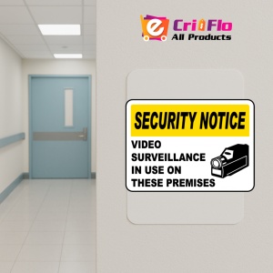 Indicator Video Surveillance In Use Sign, Sticker autocolant - Img 5
