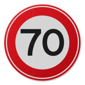 Indicator Viteza maxima 60 km, Sticker autocolant