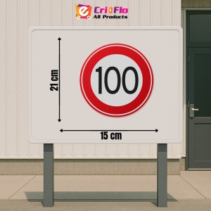 Indicator Viteza maxima 80 km, Sticker autocolant - Img 2