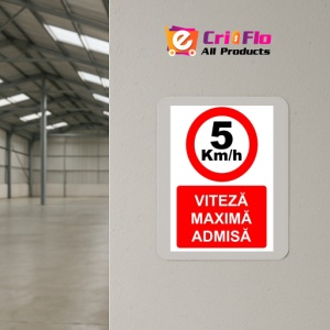 Indicator Viteza maxima admisa indicator de interzicere, Sticker autocolant - Img 4