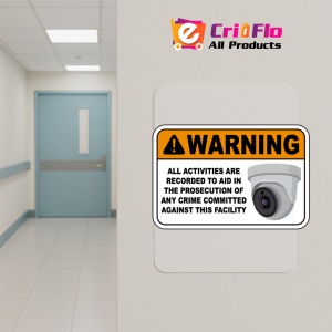Indicator Warning All Activities Are Recorded Sign, Sticker autocolant - Img 5