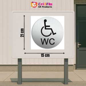 Indicator WC Toaleta pentru toaleta Handicap, Sticker autocolant - Img 2