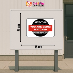 Indicator You Are Being Watched Sign, Sticker autocolant - Img 2