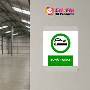 Indicator Zona fumat, Sticker autocolant - Img 4