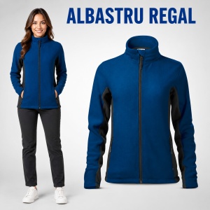 Jacheta Bluza Fleece Dama cu Fermoar Malfini, 220 g/m², Antipilling, Croiala Cambrata, XS-3XL, 9 Culori - Img 13
