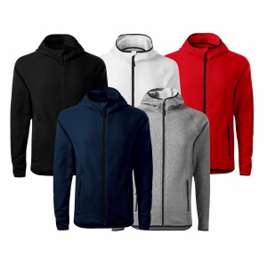 Imagine pentru jacheta fleece si culorile disponibile negru, alb, gri, albastru