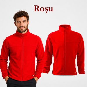 Jachetă Polar Fleece tip Bluză Hanorac Bărbați Călduroasă cu Fermoar Malfini Rimeck 501 – 280 g/m² - Img 23