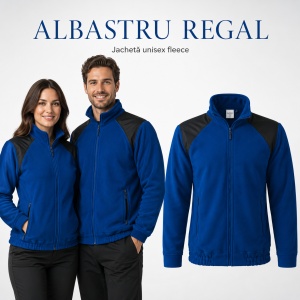 Jachetă Polar Fleece Unisex Damă Bărbat Malfini Hi-Q 506 – 360 g/m², Umeri Impermeabili - Img 13