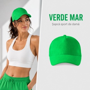 Șapcă Damă Sport din Bumbac, Reglabilă cu Cataramă și Cozoroc Curbat – 5P 307 - Img 31
